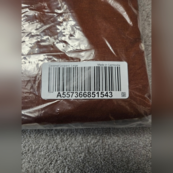 MUK LUKS Lounge Set Caramel Leopard Large -New in package - Picture 6 of 6